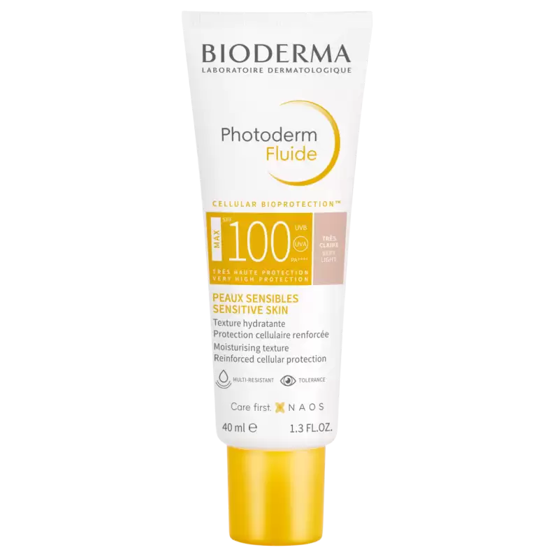 Bioderma Photoderm Fluide Max Très Claire SPF100 40ML+ SENSIBIOL H2O 100ML OFFERT | Nova Para