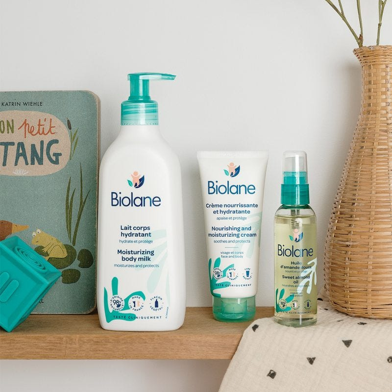 BIOLANE Lait Corps Hydratant lait hydratant 750ml bébé hydratation 24H spécial bébé nutrition intense format familial - novaparapharmacie