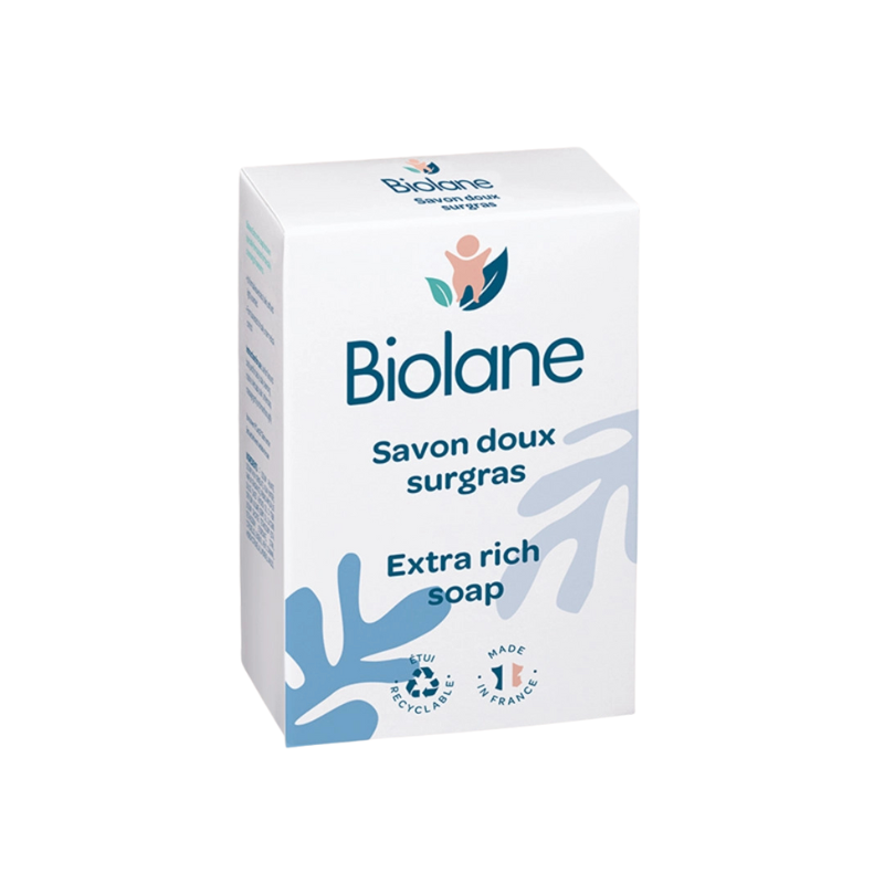 BIOLANE Savon Doux 150g savon surgras bébé surgras spécial bébé protection douceur nettoyage doux sans dessécher film hydrolipidique - novaparapharmacie