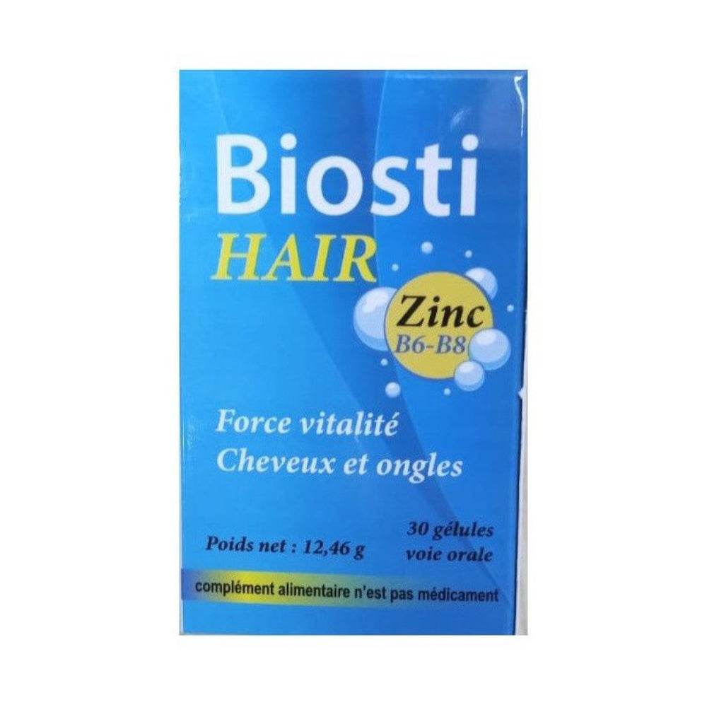 Biosti Hair Zinc B6-B8 30 Gélules - Nova Parapharmacie