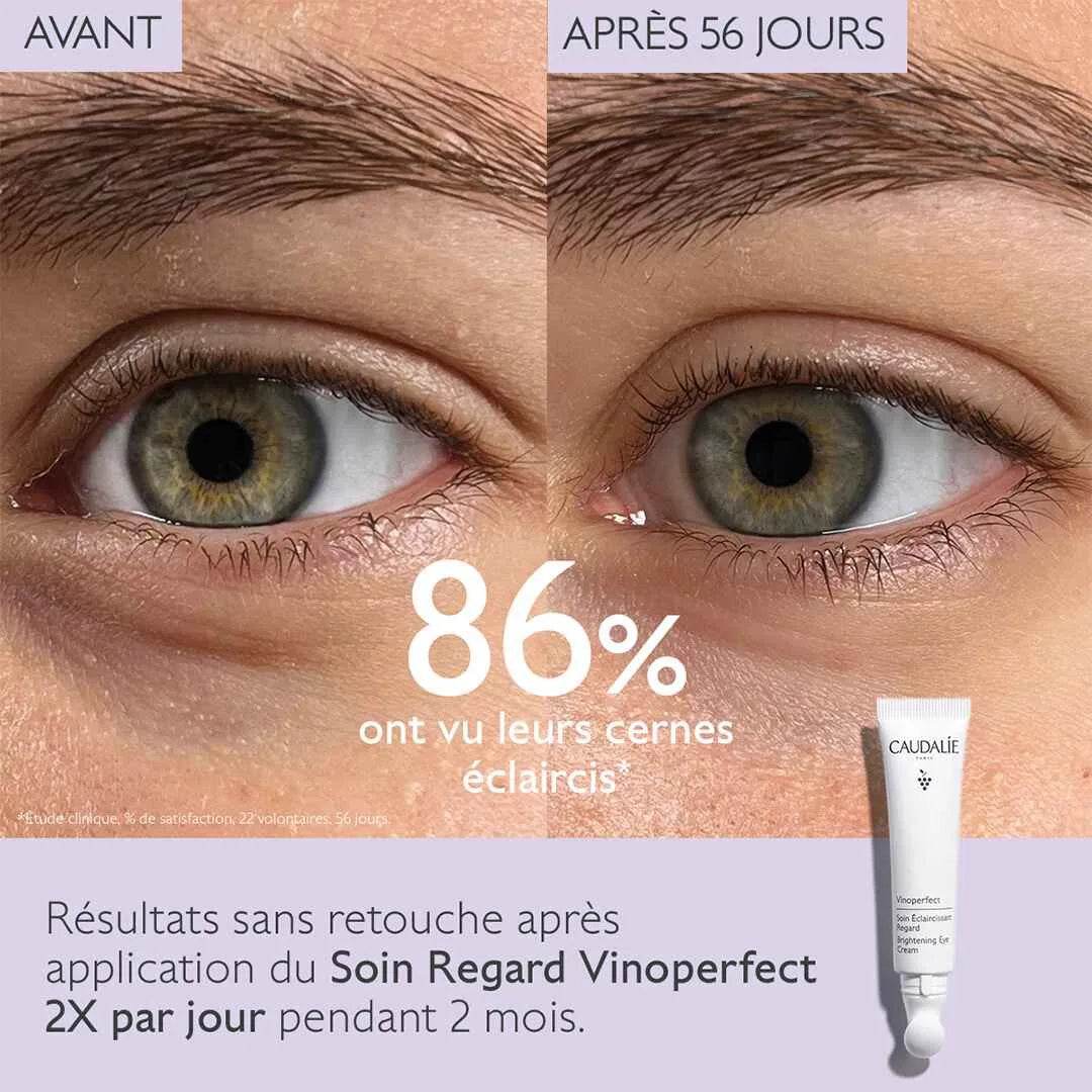 Caudalie Vinoperfect Contour Des Yeux Eclaircissante 15ml - Nova Parapharmacie