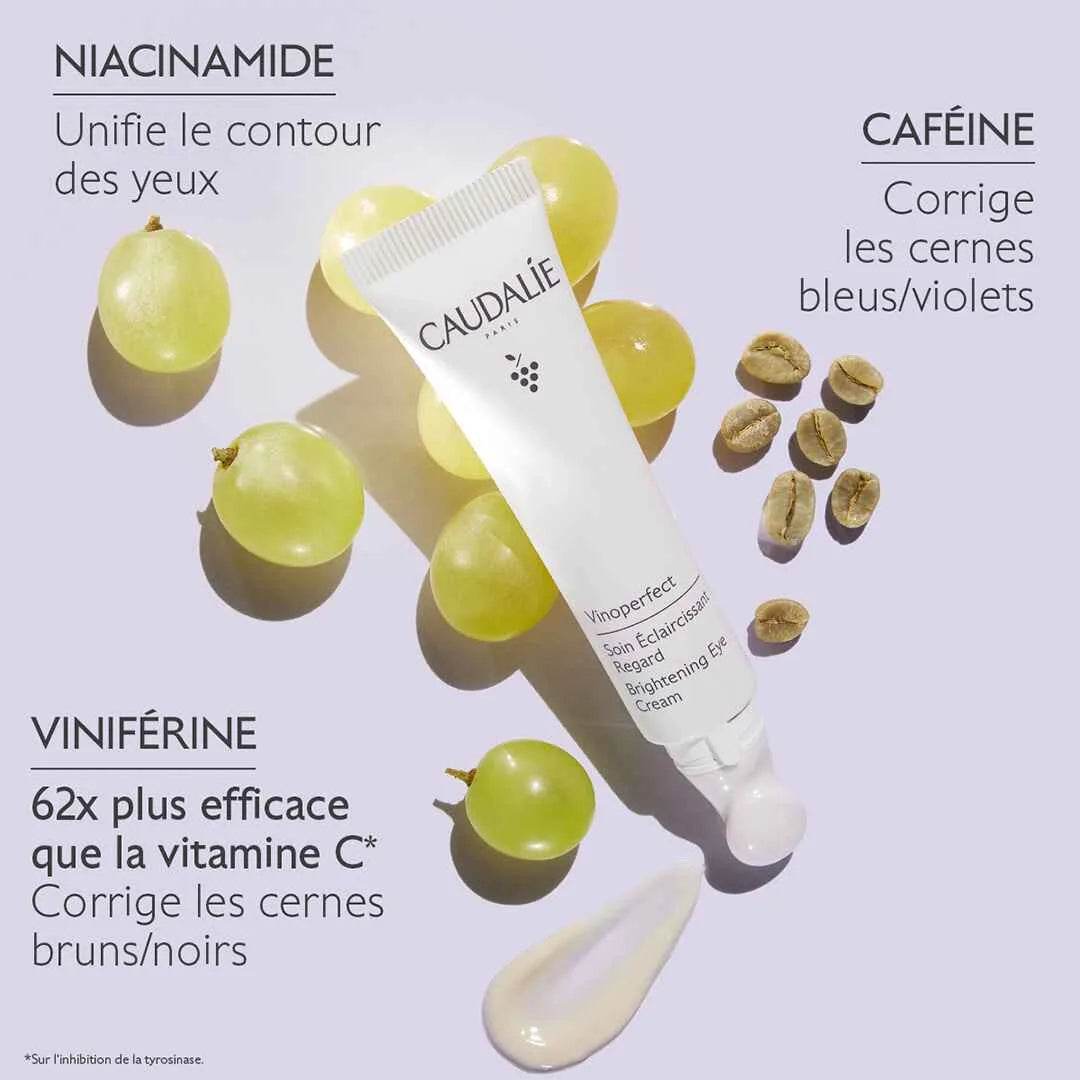 Caudalie Vinoperfect Contour Des Yeux Eclaircissante 15ml - Nova Parapharmacie