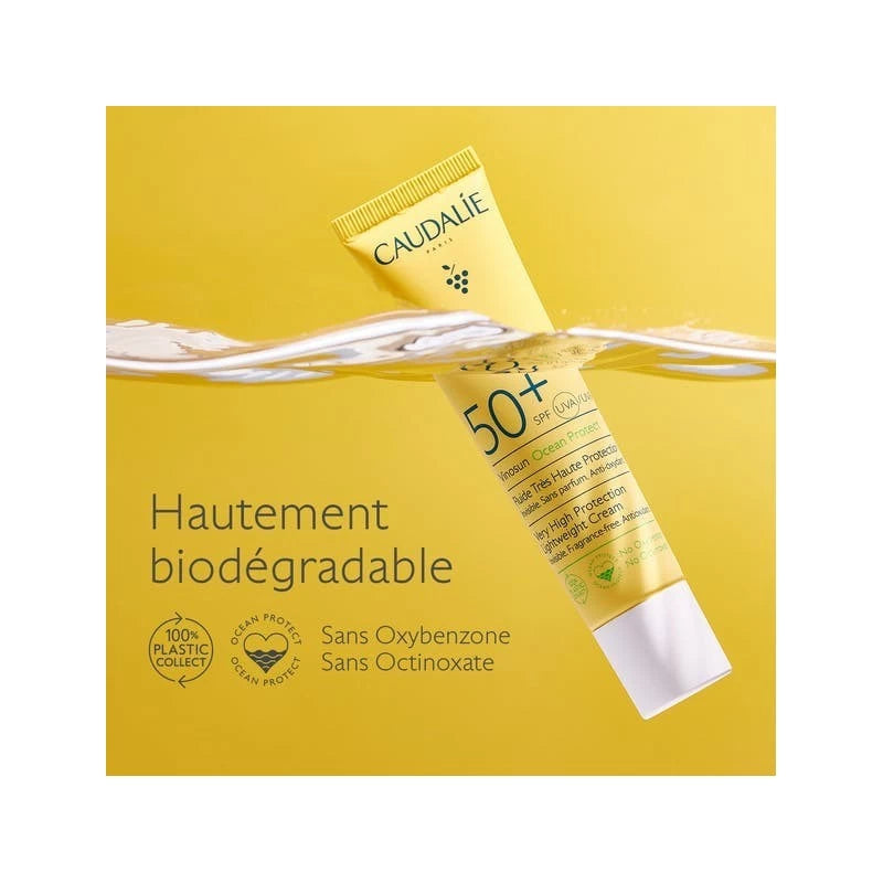 Caudalie Vinosun Ocean Protect Fluide THP SPF50+ 40ml-novaparapharmacie-maroc
