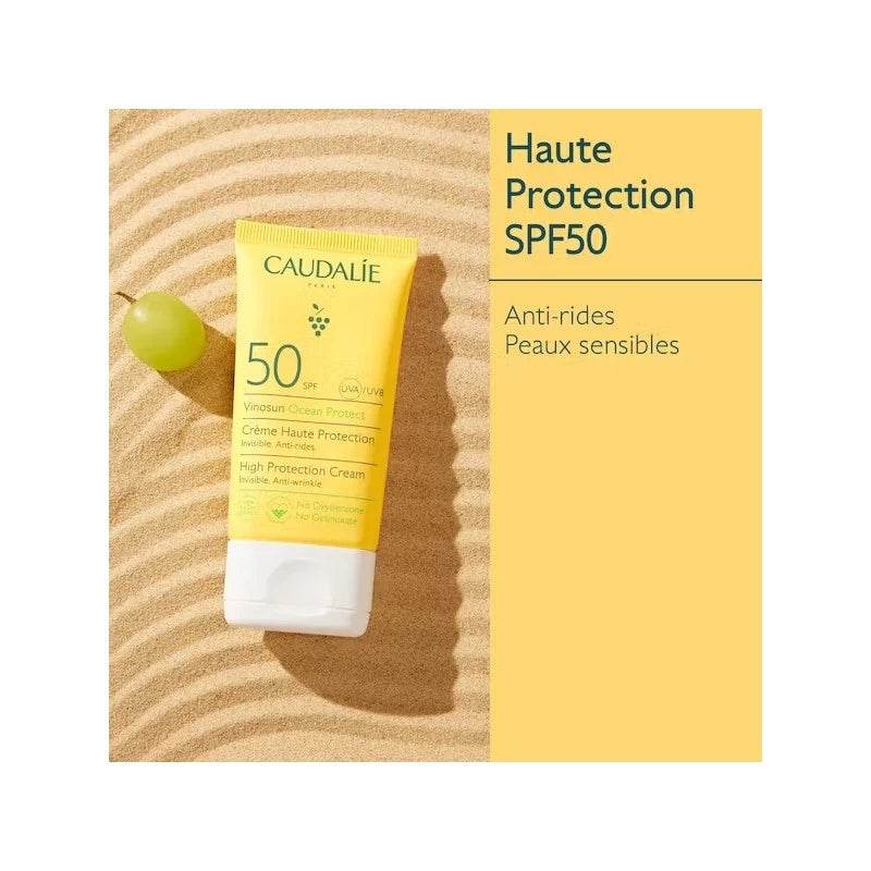 Caudalie Vinosun Protection Crème HP SPF50+ 50ml - Nova Parapharmacie