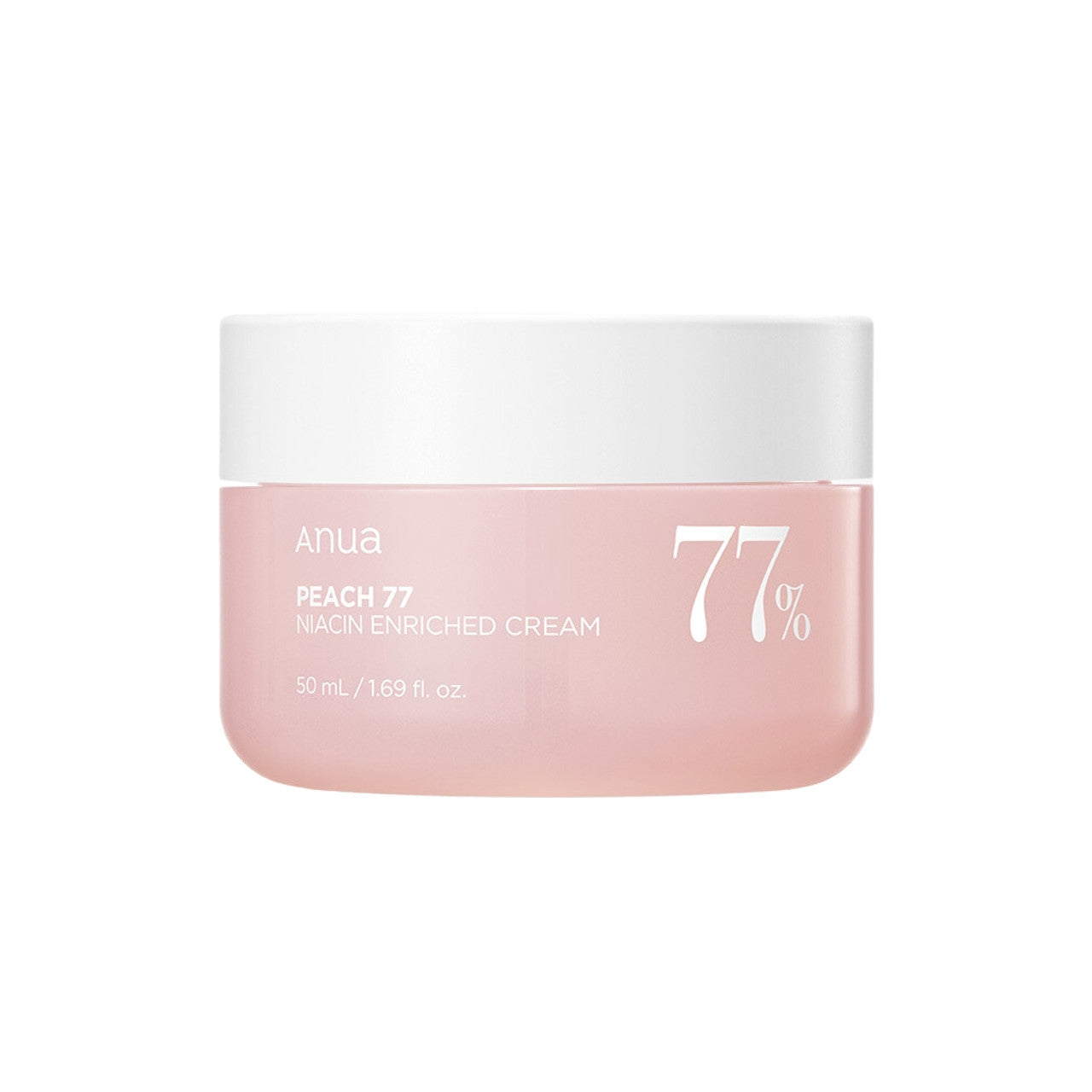 Anua Peach 77 Niacin Enriched Cream 50ml crème hydratante 77% pêche 5% niacinamide éclat teint - novaparapharmacie