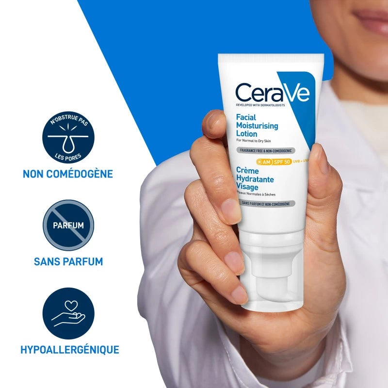 Cerave Crème Hydratante Visage SPF30 52ml-novaparapharmacie-maroc