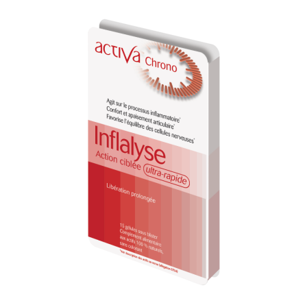 ACTIVA Chrono Inflalyse 15 Gélules complément alimentaire articulations muscles anti-inflammatoire confort - novaparapharmacie