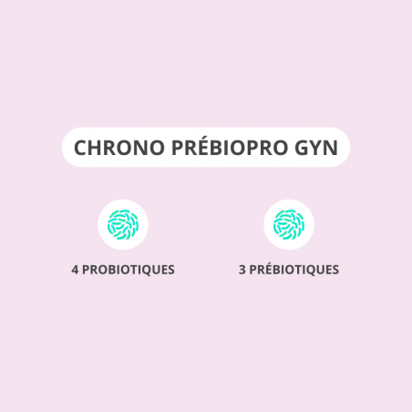 Complément ACTIVA Chrono PrébioPro Gyn 15 Gélules flore intime probiotiques femme équilibre protection - novaparapharmacie
