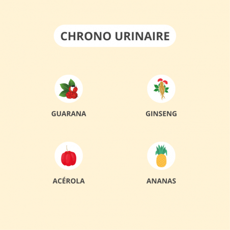 ACTIVA CHRONO Urinaire 15 Gélules complément alimentaire confort urinaire confort urinaire prévention cranberry D-mannose bruyère - novaparapharmacie