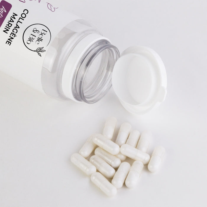 BELLE & BIO Collagène Marin 120 Gélules composition collagène type I origine marine assimilation - novaparapharmacie
