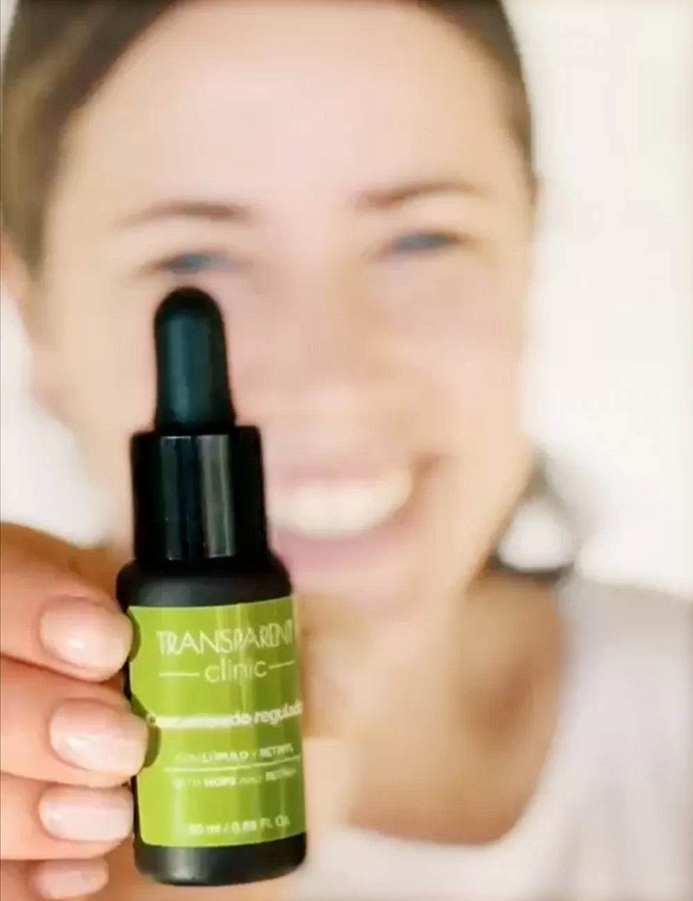 TRANSPARENT CLINIC Regulating Concentree texture concentré régulateur formule scientifique acides fruits extraits végétaux -novaparapharmacie