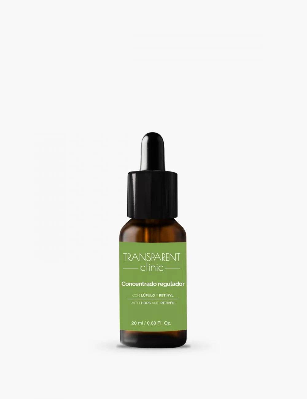 TRANSPARENT CLINIC Regulating Concentree 20ml flacon concentré régulateur anti-imperfections peau mixte grasse équilibre cutané -novaparapharmacie