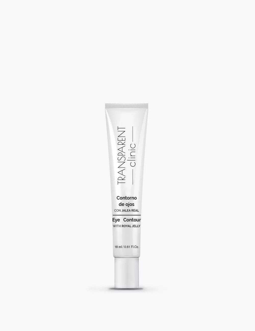 TRANSPARENT CLINIC Contour des Yeux 18ml soin contour yeux anti-rides cernes poches raffermissant peptides caféine - novaparapharmacie