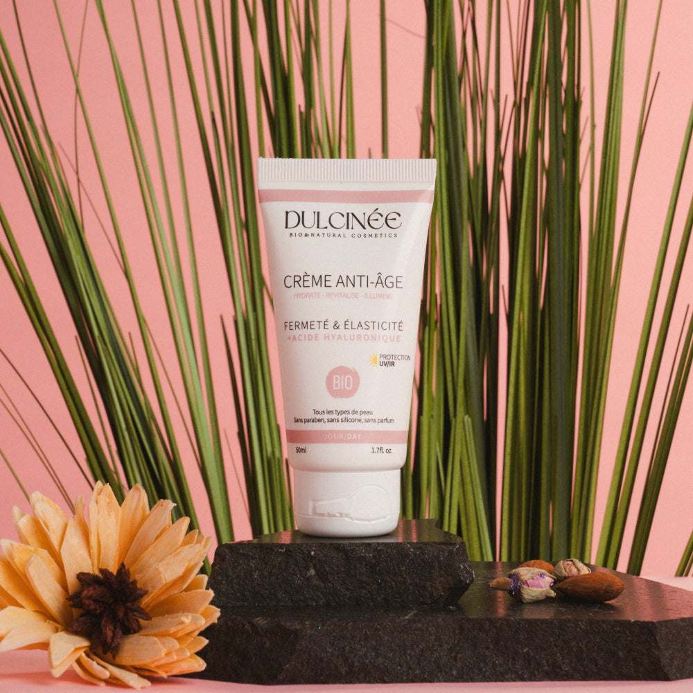Dulcinee Crème de Jour Anti-Âge Bio 50ml crème jour visage bio anti-rides protection éclat naturel - novaparapharmacie