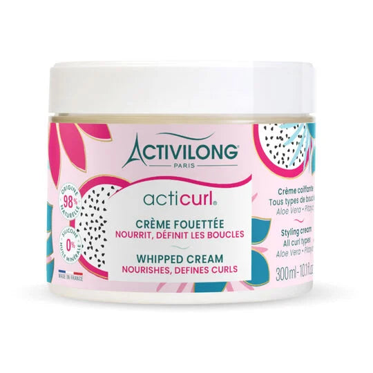 Activilong Acticurl Crème Fouettée 300ml boucles définies hydratation cheveux bouclés texture fouettée légère - novaparapharmacie