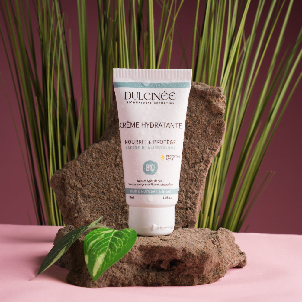 Dulcinee Crème Hydratante Jour & Nuit 50ml crème visage hydratation 24H confort douceur éclat naturel - novaparapharmacie