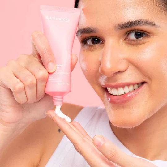 Soul Sisters crème jour SPF25 texture légère rose soin visage hydratant protection solaire anti-âge - novaparapharmacie