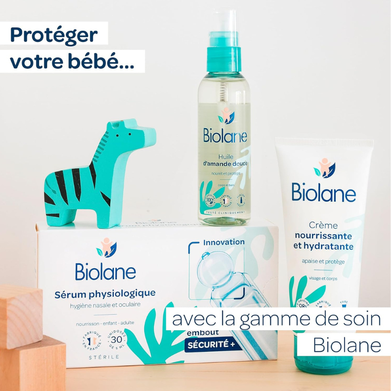 BIOLANE Crème Nourrisante et Hydratante 50ml crème visage bébé nutrition intense hydratation vitamine E peau douce - novaparapharmacie