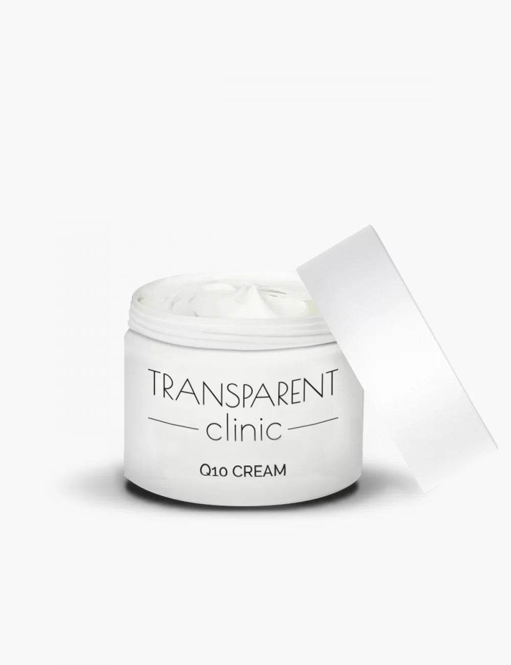 Transparent Clinic Q10 crème vue alternative soin anti-âge coenzyme Q10 hydratant régénérant - novaparapharmacie