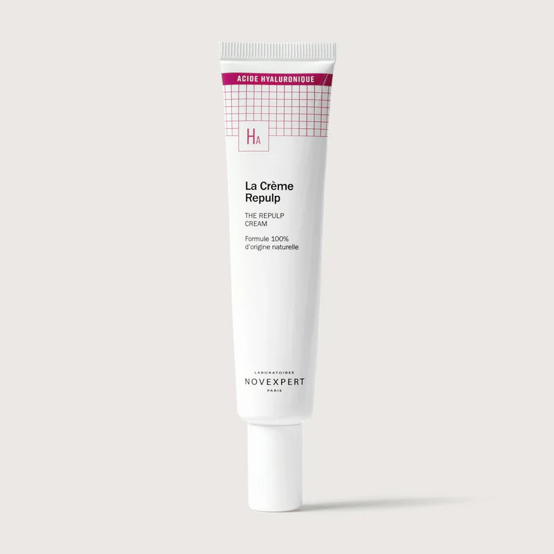 Novexpert Crème Repulp Acide Hyaluronique 40ml pot blanc crème hydratante repulpante anti-âge rides hydratation - novaparapharmacie