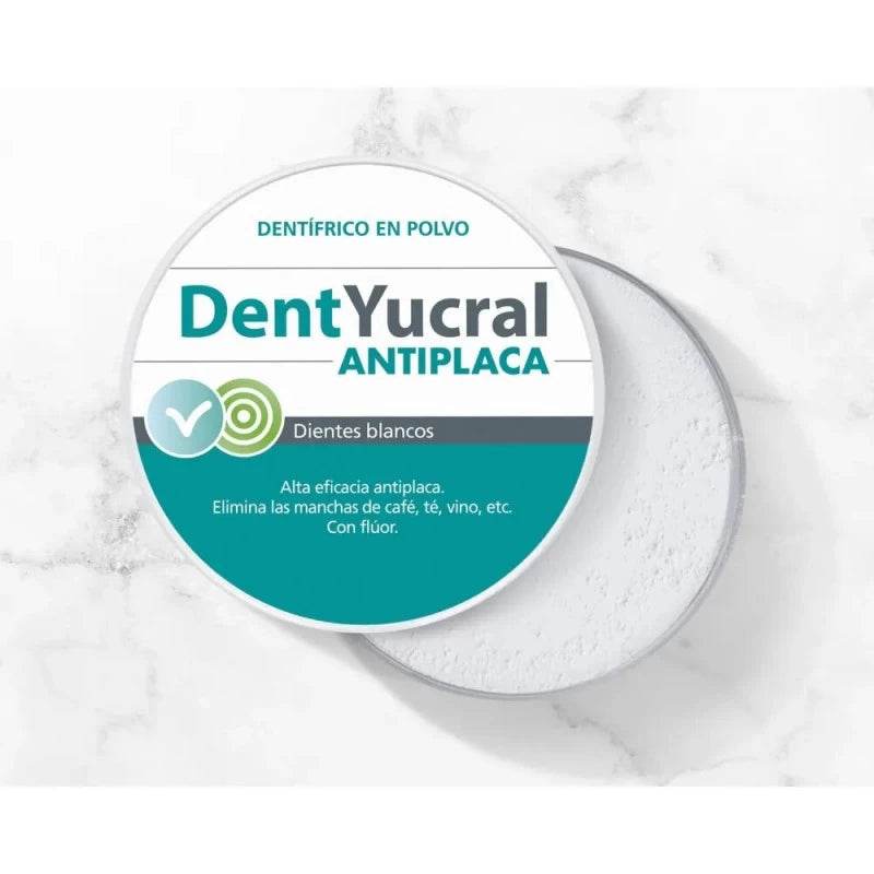 DentYucral Dentifrice Poudre Antiplaque 50g Nettoyage Intensif Plaque Dentaire - Nova Parapharmacie