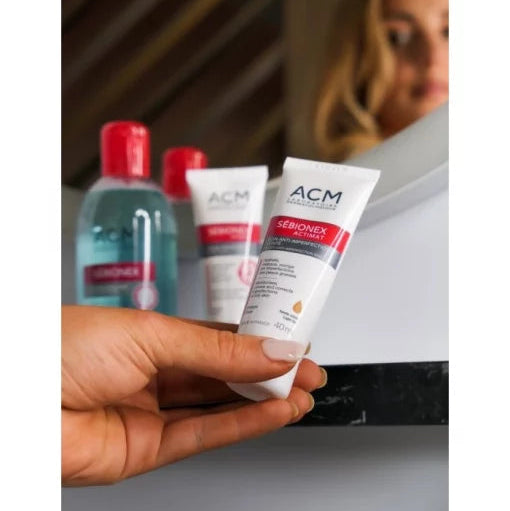 Bénéfices Sébionex Actimat Correction Imperfections Matification Effet Teinté Unifiant 2-en-1 - novaparapharmacie



