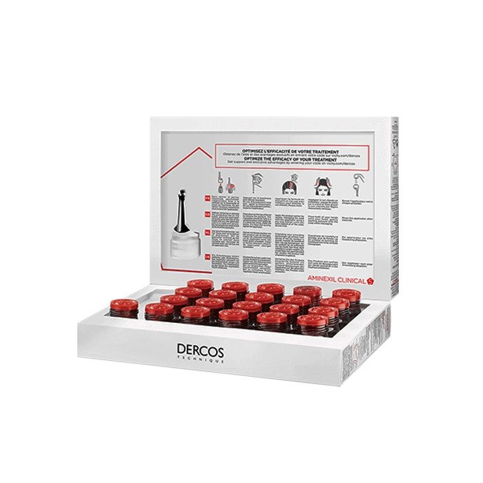 VICHY Dercos Technique Aminexil Clinical 5 Femme 21 Ampoules Anti-Chute