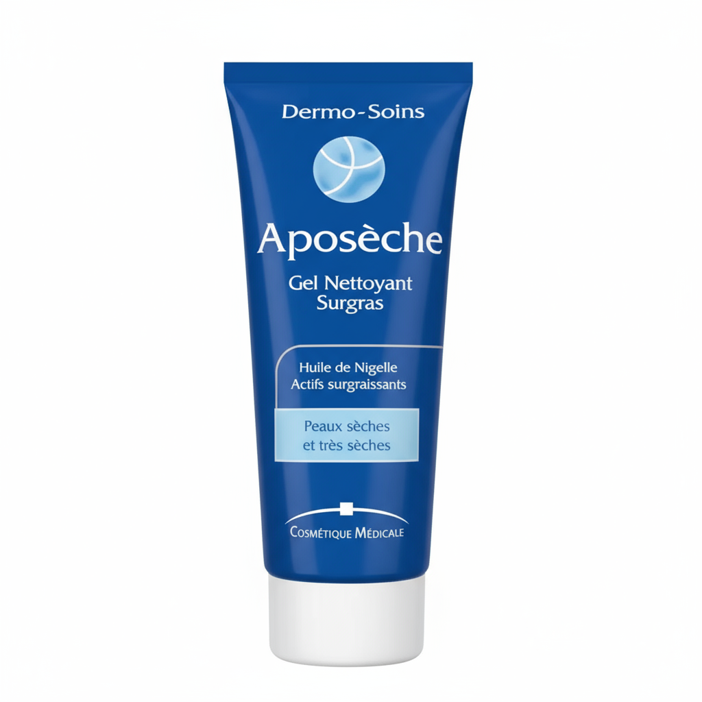  DERMO-SOINS Aposèche Gel Nettoyant Surgras 200ml peaux sèches sensibles nettoyage doux - novaparapharmacie