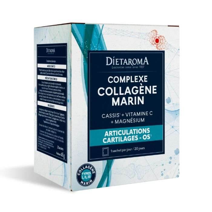 DIETAROMA Complexe Collagène Marin 20 Sachets - Beauté & Articulations Pure - Trésor Marin - Nova Parapharmacie