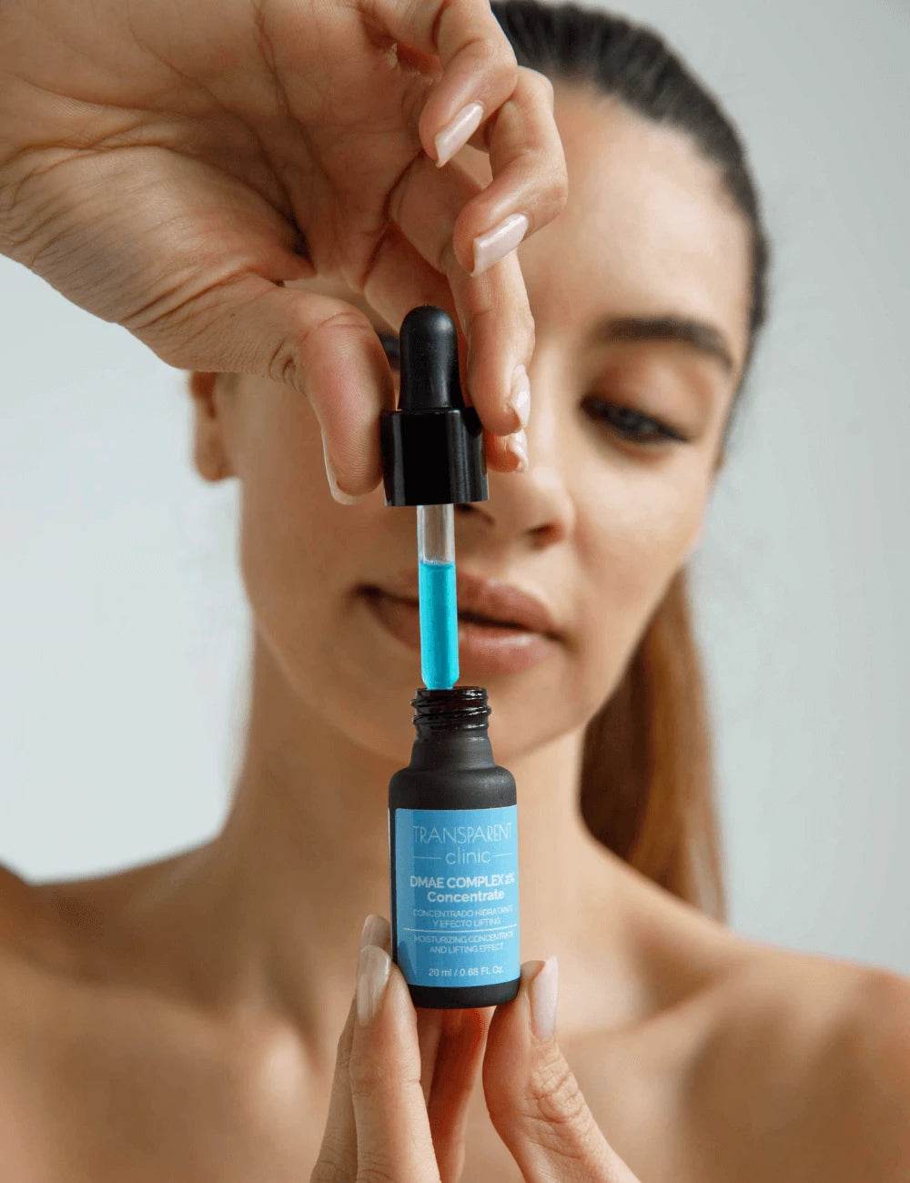TRANSPARENT CLINIC DMAE Serum 2% 20ml vue alternative sérum raffermissant DMAE 2% concentré lifting naturel anti-relâchement - novaparapharmacie