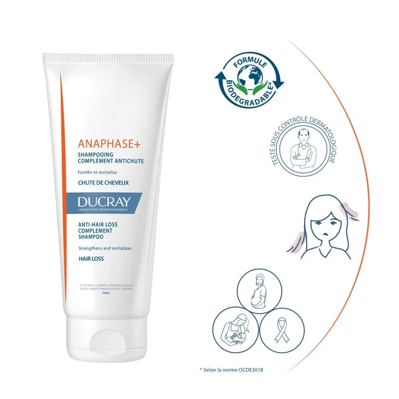 Ducray Anaphase+ Shampooing Complement Anti Chute 200ml