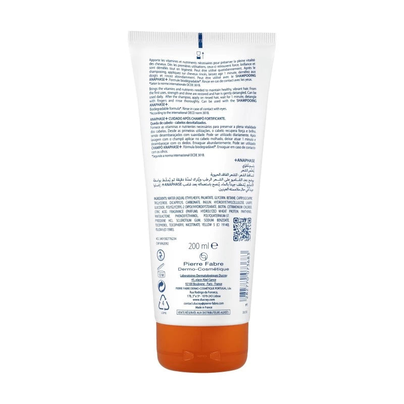 Ducray Anaphase+ Soin Après-Shampooing Fortifiant 200ml