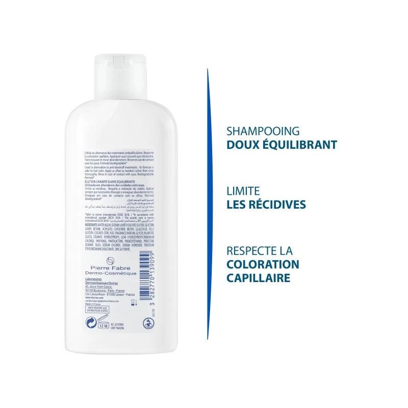 Ducray ELUTION Shampooing Rééquilibrant 200ml