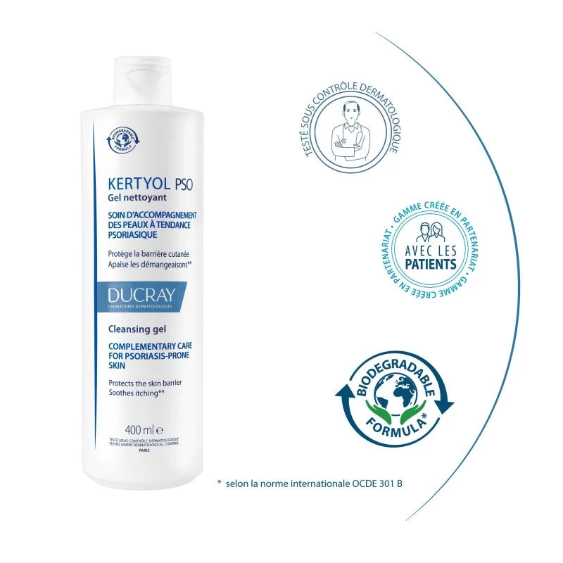 Ducray Kertyol PSO Gel Quotidien 400ml