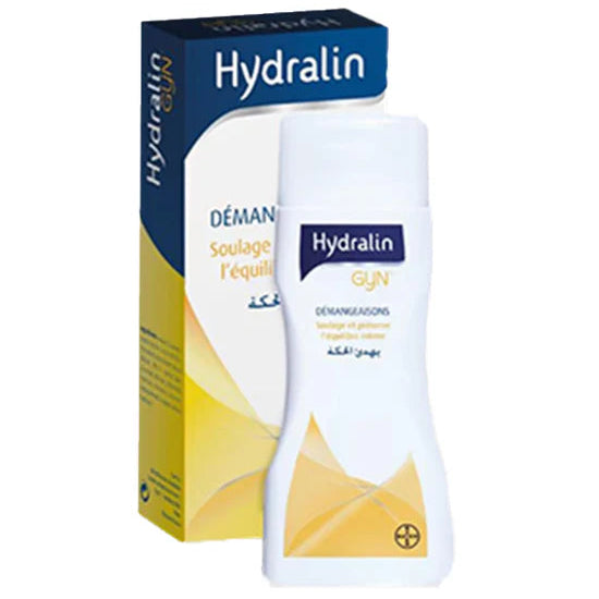 HYDRALIN Gyn Démangeaisons 200ml gel hygiène intime apaisante anti-démangeaisons anti-démangeaisons apaisante protection confort irritations - novaparapharmacie