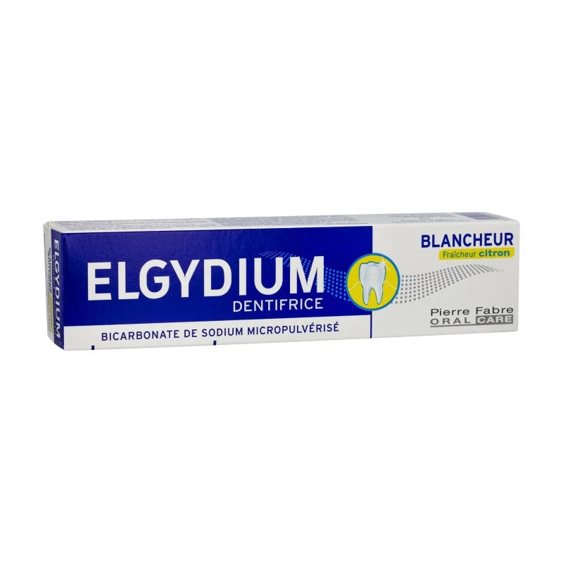 ELGYDIUM Blancheur fraîcheur citron dentifrice 75ml