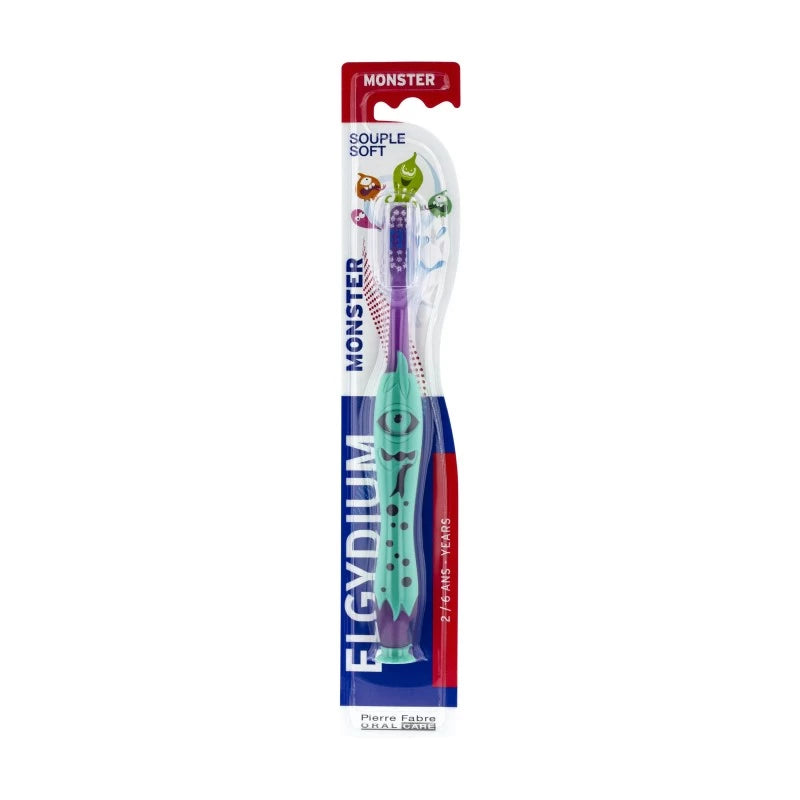 ELGYDIUM Kids Monster 2/6 ans brosse à dents enfant