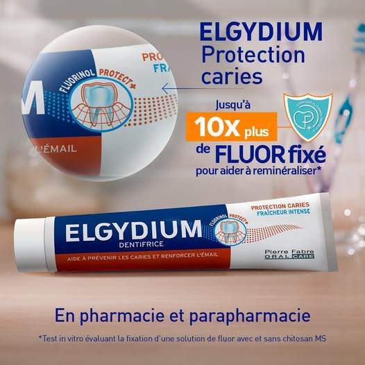 ELGYDIUM Protection Caries Dentifrice Anti-Caries Fluor Actif 75ml - Nova Parapharmacie