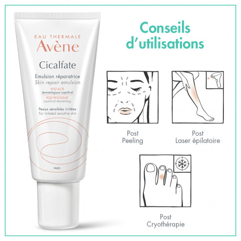 Conseils Cicalfate Émulsion Post-Acte Application Soins Post-Dermatologie Réparation - novaparapharmacie