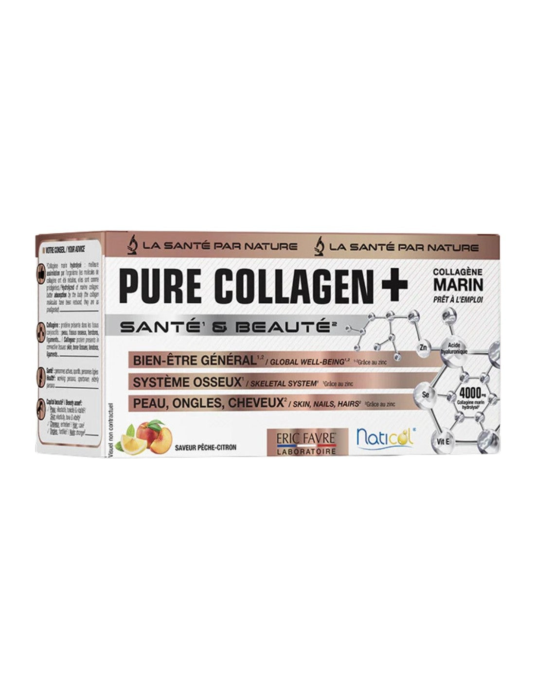 ERIC FAVRE PURE COLLAGEN + SAVEUR PECHE CITRON | Nova Para