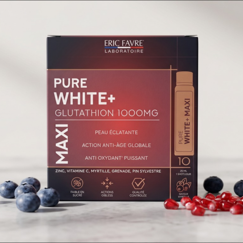 Eric Favre Pure White Glutathion 1000mg Maxi 10Doses x 25ml