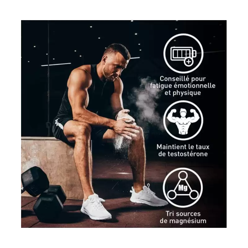 Capsules Eric Favre ZMA+ zinc magnésium vitamine B6 complément récupération sommeil sportifs performance - novaparapharmacie
