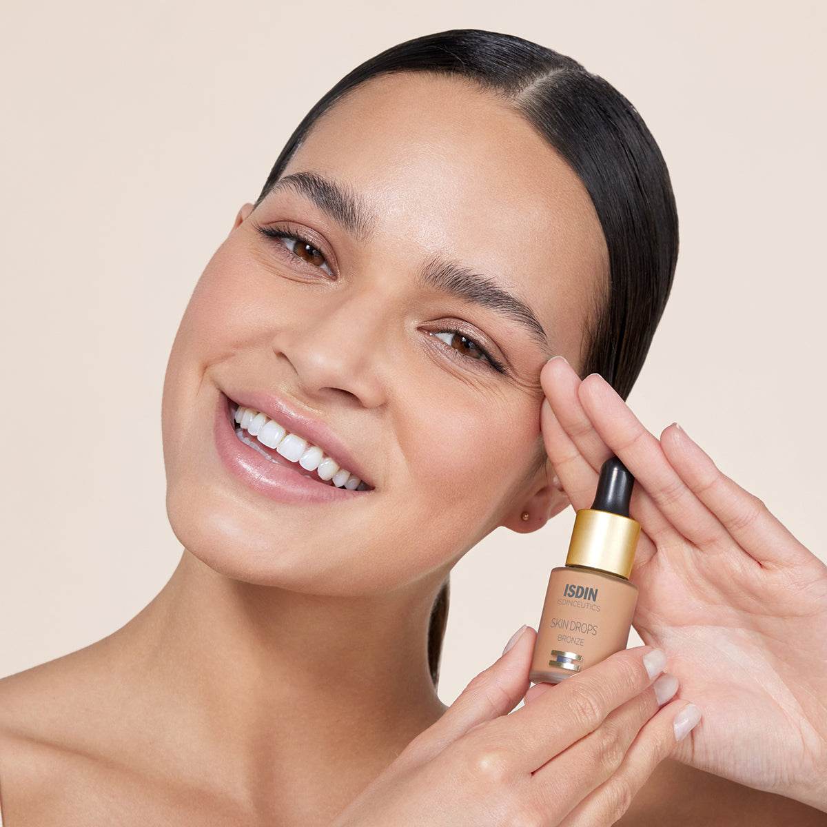 ISDIN Isdinceutics Skin Drops Bronze 15ml - Fond de Teint Fluide Gouttes Peaux Imperfections - Nova Parapharmacie