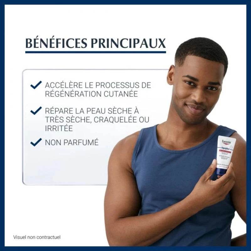 Texture Eucerin Aquaphor Baume Réparateur 40ml - Formule protectrice pour peaux compromises - Baume onctueux sans parfum