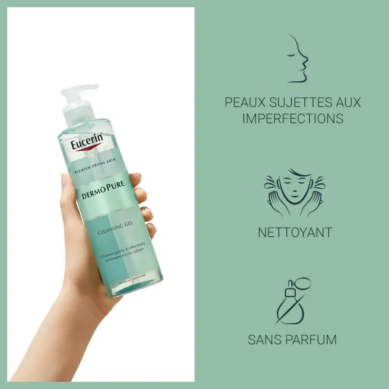 EUCERIN OFFRE DERMOPURE Gel Nettoyant 200 Ml = 3 DERMOPURE SÉRUM TRIPLE ACTION FORMAT VOYAGE OFFERTS | Nova Para