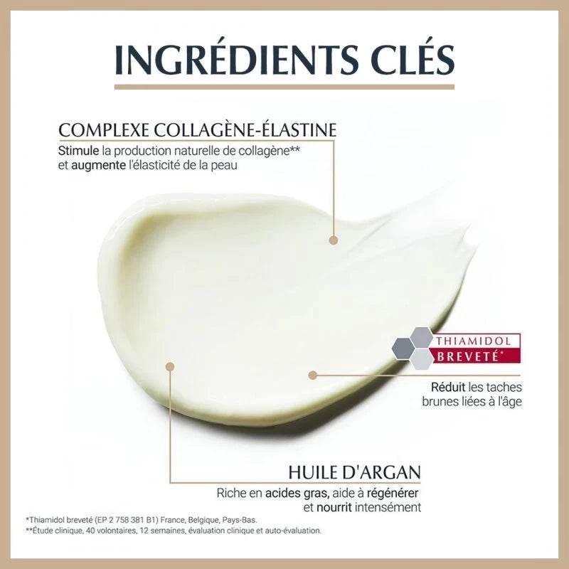 Eucerin Hyaluron-Filler Elasticity Soin Nuit texture crème anti-âge élasticité acide hyaluronique arctiin absorption nocturne dermatologie