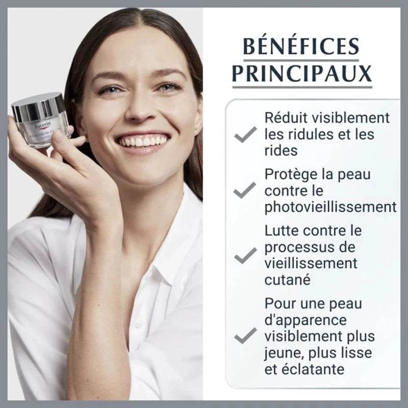 Eucerin HYALURON-FILLER Soin de Jour 3x Effect 50ml - Nova Parapharmacie