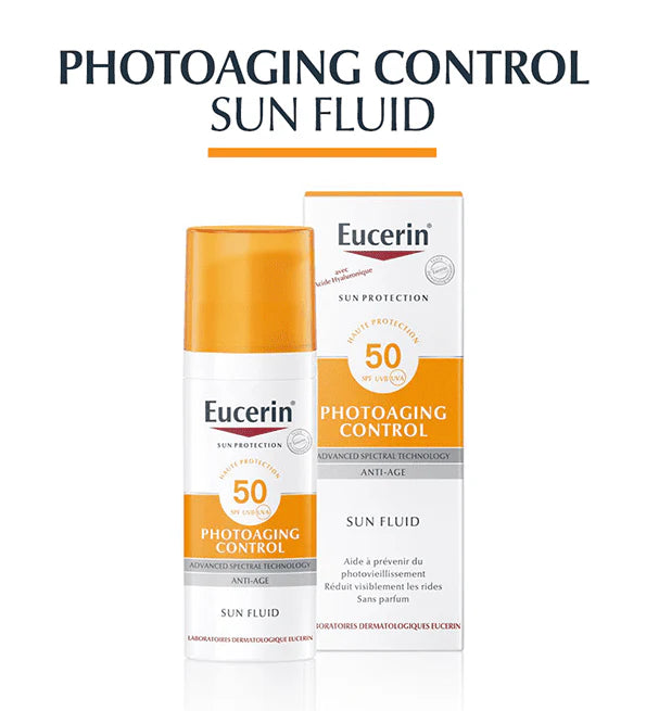 Eucerin Sun PROTECTION Photoaging Control Fluid SPF50+ 50ml | Nova Para