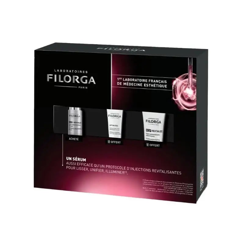 Filorga NCEF-Revitalize Serum+NCEF-Revitalize Creme+Optim-Eyes Coffret | Nova Para