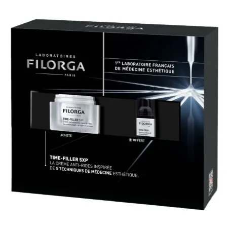 FILORGA TIME-FILLER 5XP CRÈME VISAGE ANTI-RIDES + SKIN PREP MOUSSE 30ML OFFERT